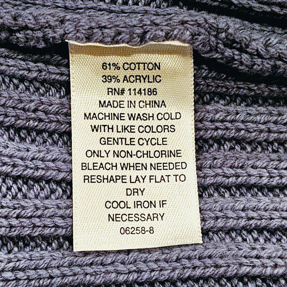 a.n.a Sweater Women's Plus Size 1X Coronet Blue NWT $44 Cozy Casual Normcore - Picture 8 of 8